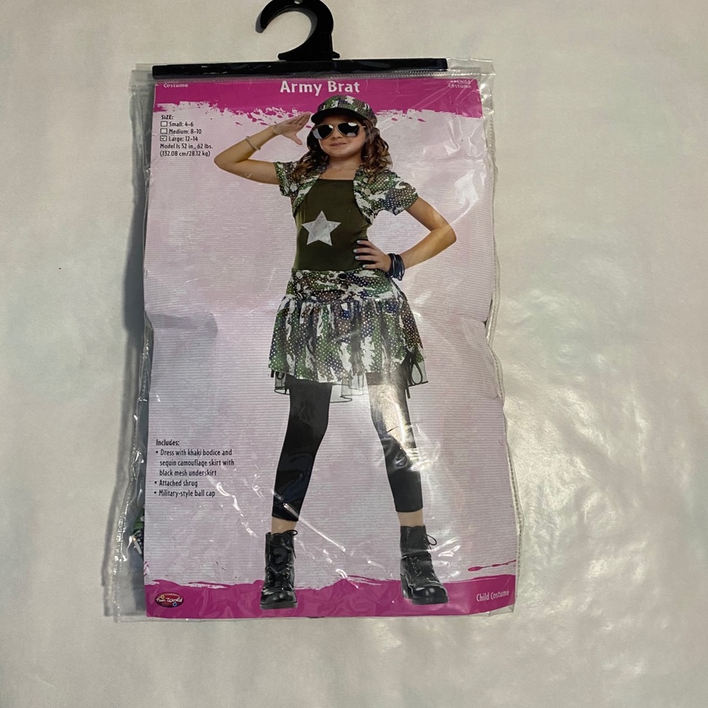 Army girl costume
